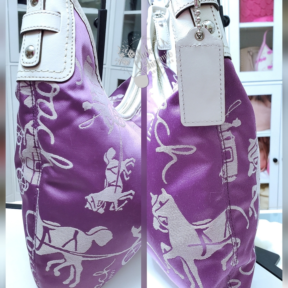 COACH HORSE & CARRIAGE HOBO - Picture 4 of 16